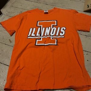 Gildan Orange Illinois T-Shirt